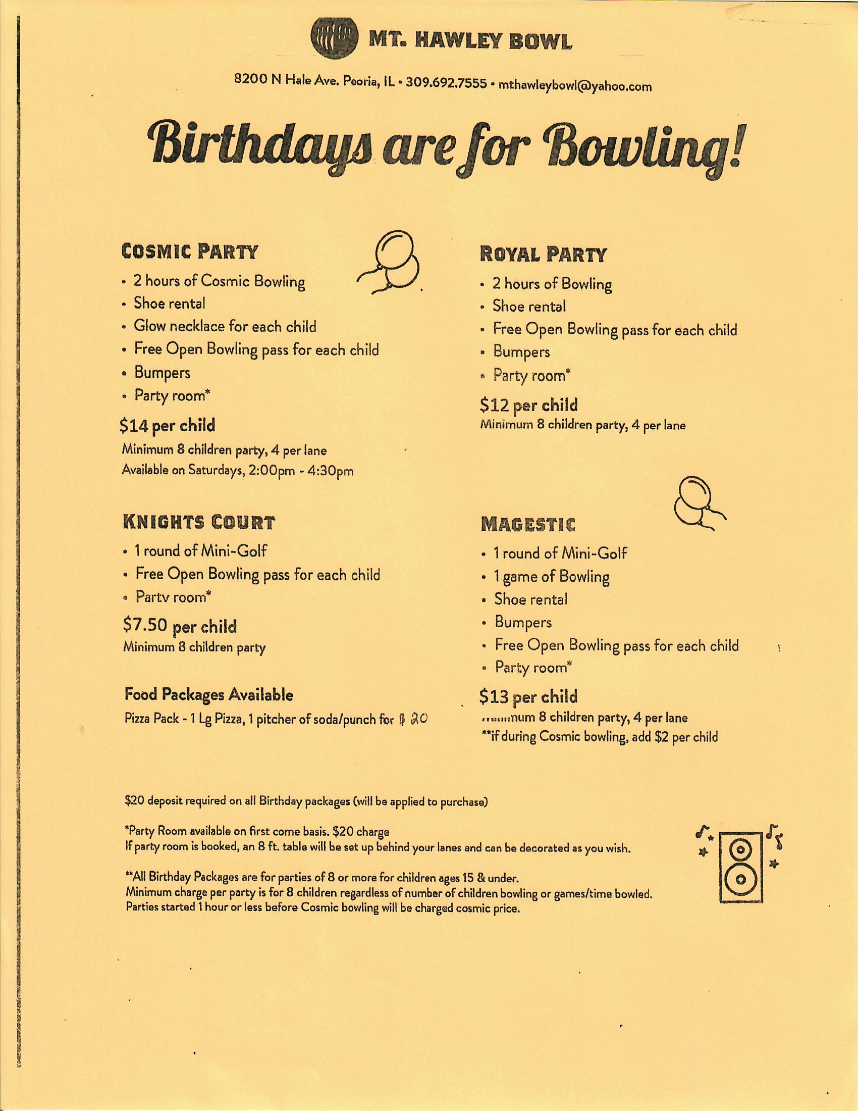 Birthday Flyer